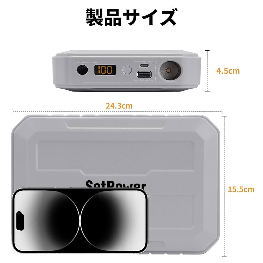 専用！ポータブル電源 ポータブル電源 1056Wh ACコンセント6口 USB-C出力搭載